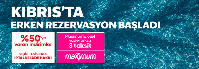 Kıbrıs’ta Erken Rezervasyon Başladı!