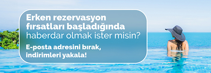 E-posta adresini bırak, indirimleri yakala!