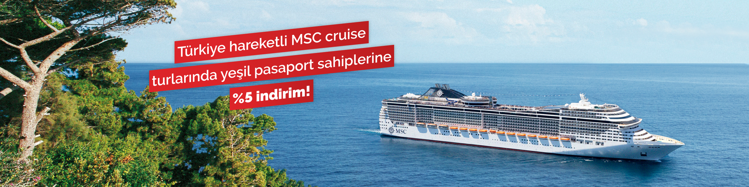 Yeşil Pasaport Sahiplerine Özel %5 İndirim!