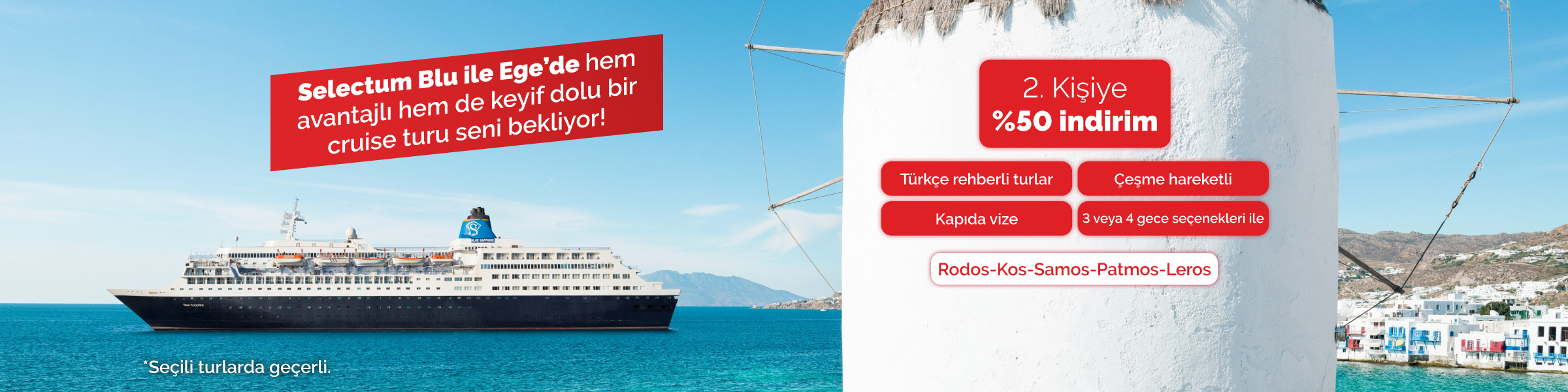 Selectum Blu ile 2. Kişi İçin %50 İndirim…