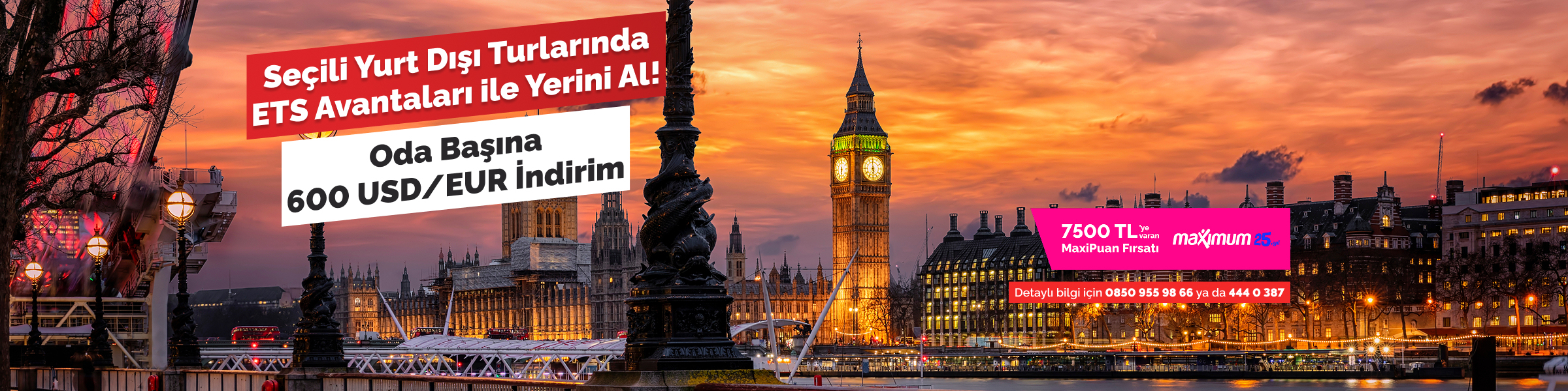 Seçili Yurt Dışı Turlarında ETS Avantajları ile Yerini Al!