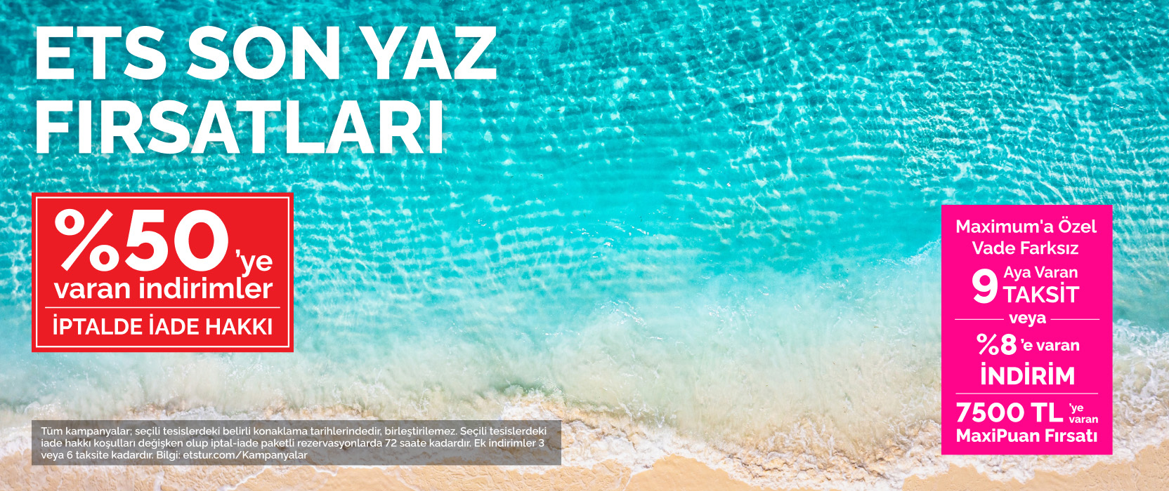 ETS Son Yaz Fırsatlarını Kaçırma!