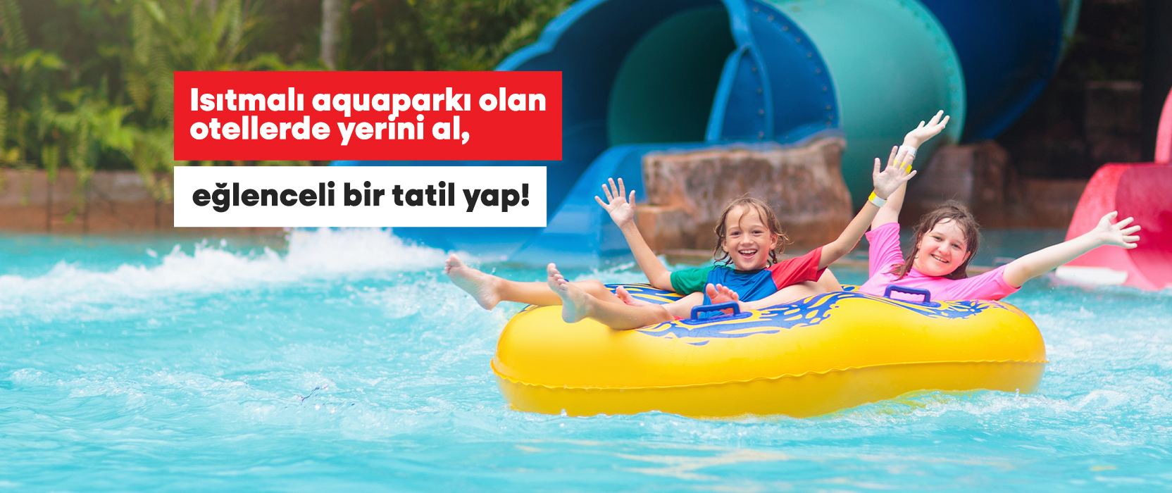Isıtmalı aquaparkı olan otellerde eğlence kaldığı yerden devam ediyor…