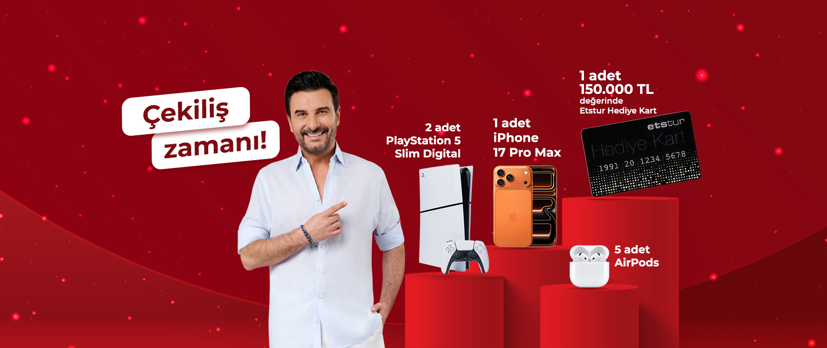 Harika hediyelerle dolu bu çekilişe katılmanın tam zamanı!